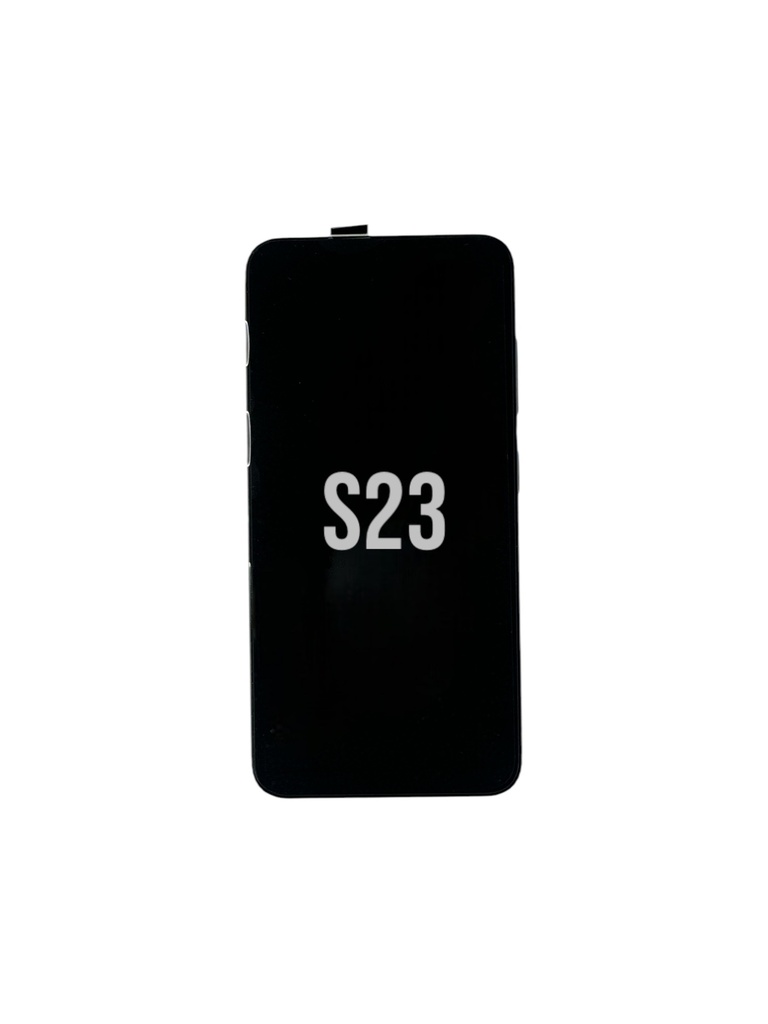 Samsung Galaxy S23 (S911) LCD Touch Digitizer Screen [Service Pack] [Phantom Black]