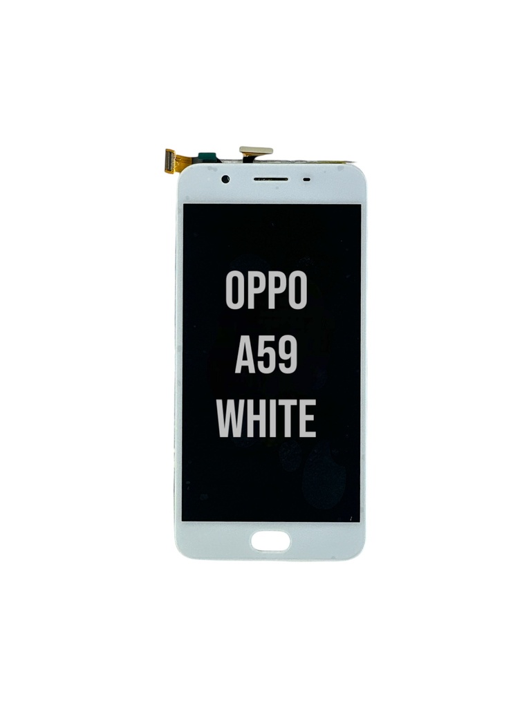 OPPO A59 Compatible LCD Display Touch Screen [White]