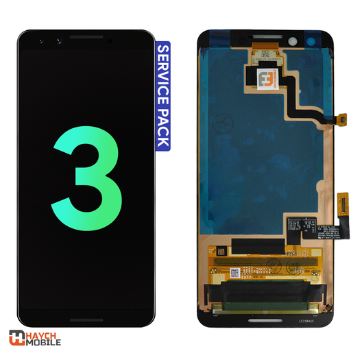 Google Pixel 3 Compatible LCD Display Touch Screen - [ SERVICE PACK]