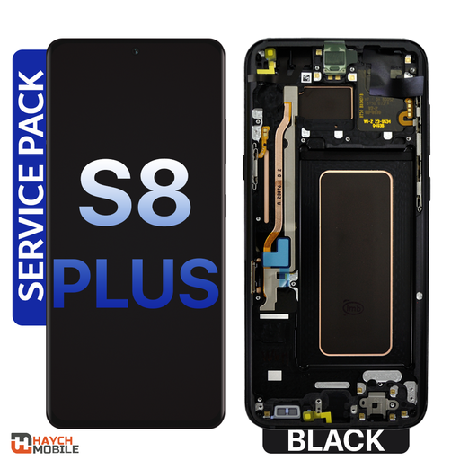 Samsung Galaxy S8 Plus (G955) LCD Touch Digitizer Screen [Service Pack] [Mystic Black] 