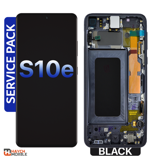 Samsung Galaxy S10E (G970) LCD Touch Digitizer Screen [Service Pack] [Prism Black]