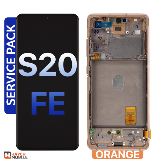 Samsung Galaxy S20 FE (G781B) LCD Touch Digitizer Screen [Service Pack] [Cloud Orange]