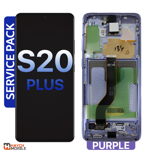 Samsung Galaxy S20 Plus (G985) LCD Touch Digitizer Screen [Service Pack] [Purple]