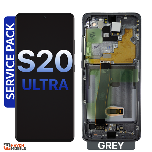 Samsung Galaxy S20 Ultra (G988) 5G LCD Touch Digitizer Screen [Service Pack] [Silver]