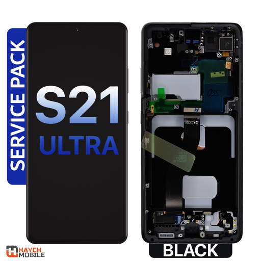 Samsung Galaxy S21 Ultra (G998) LCD Touch Digitizer Screen [Service Pack] [Black]