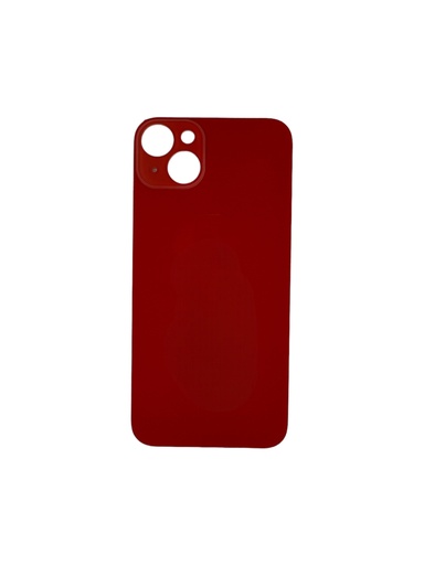 iPhone 14 Plus Compatible Back Cover Glass [Red]