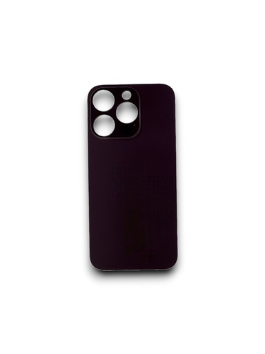 iPhone 14 Pro Compatible Back Cover Glass [Deep Purple]
